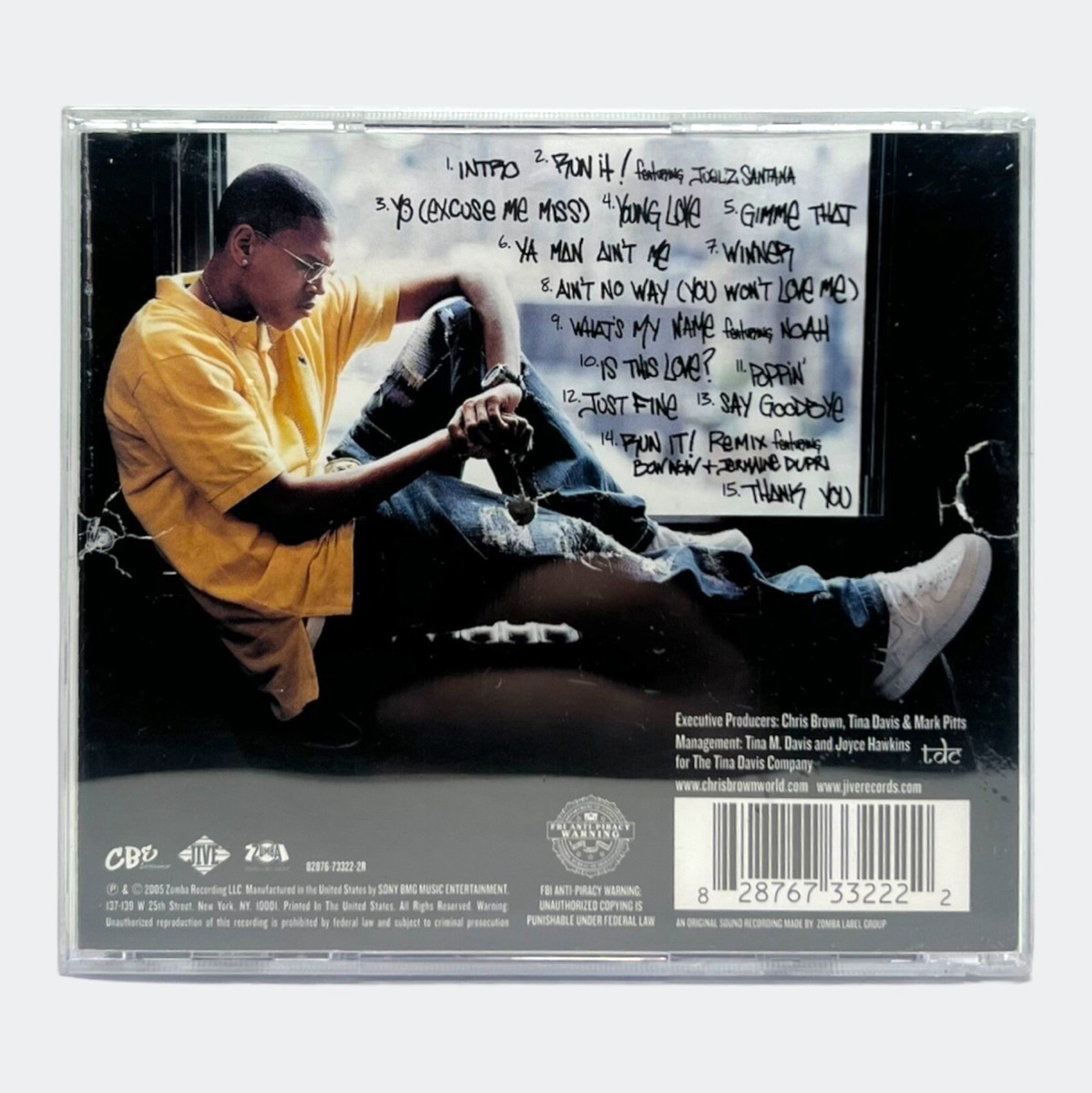 Chris Brown Self-Titled DualDisc 新品未開封 Chris Brown - Self Titled CD (Debut Album, 2005) - Brand New