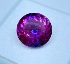 Purple Tanzanite Round Cut 10-11 Ct Natural EGL Certified Loose Gemstone