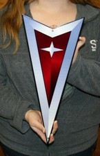 Pontiac Arrow Emblem Flat Steel Sign