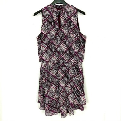 white christmas dresses Janette Silk Chiffon Blouson Dress – X-U main image 0