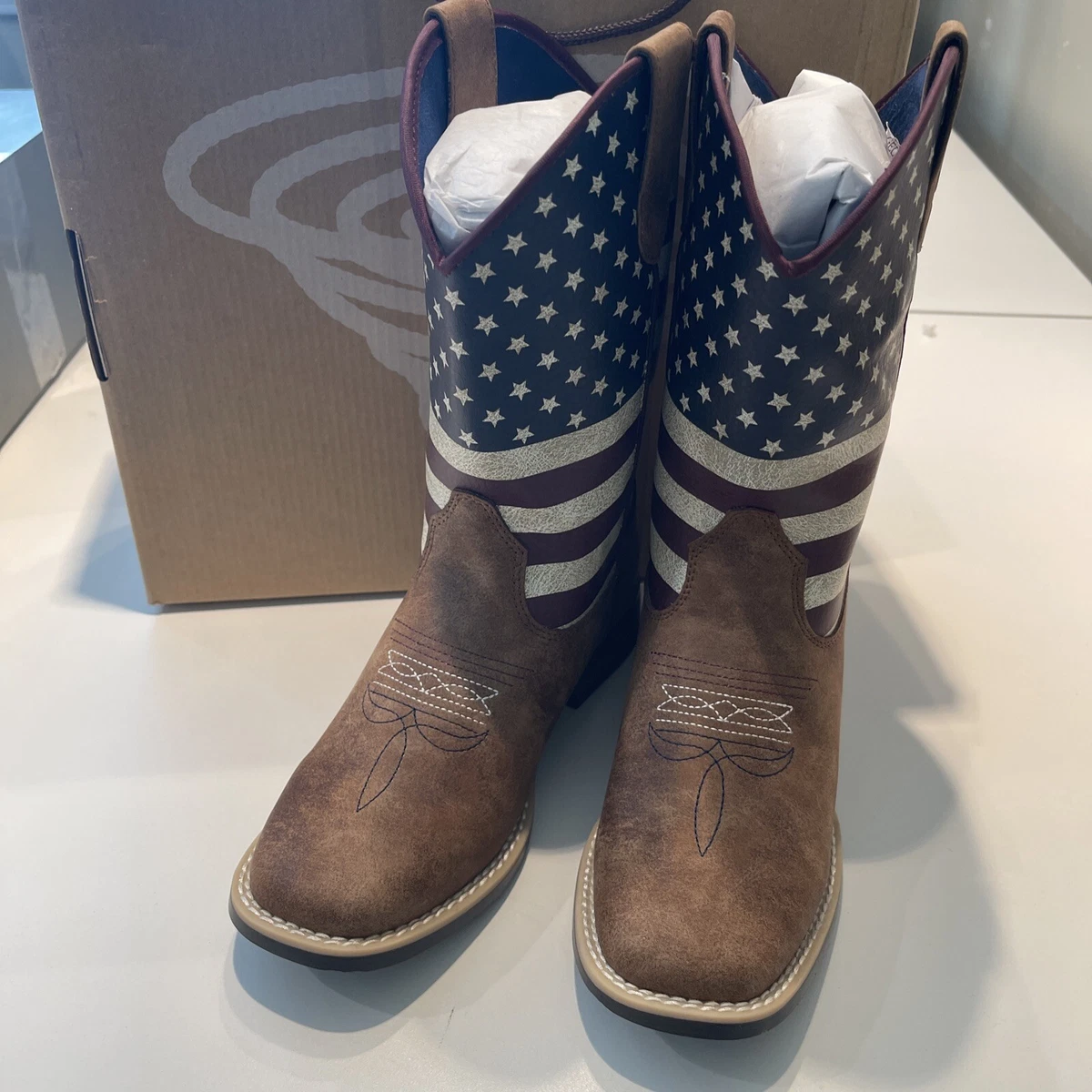 Boys flag boots cheap