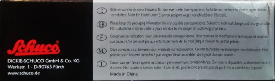 SCHUCO 254149 Camion motrice 3 assi FORD U300 - scala H0 - Immagine 4 di 4