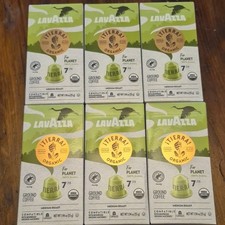 Lavazza Tierra Organic Medium Roast Capsule Nespresso Original 60 CT Exp 3/30/26
