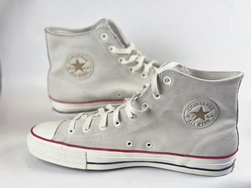Converse CONS CTAS Pro Hi A05120C Egret Gold Red Suede Men's Women's 12 Skate