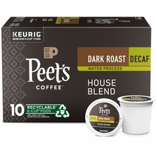 , Dark Roast Decaffeinated Coffee K-Cup Pods for Keurig Brewers - Decaf House...