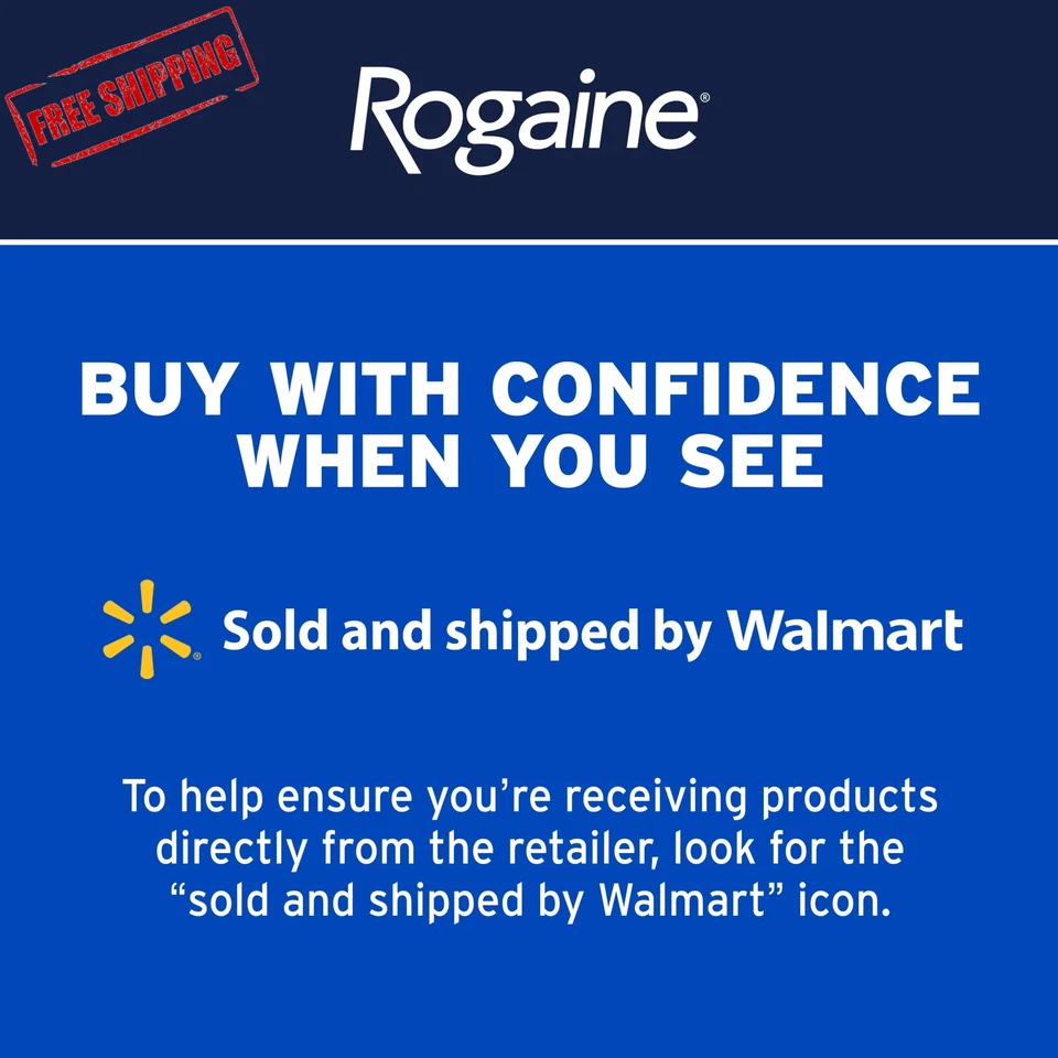 Tratamiento capilar fino con espuma de minoxidil Rogaine 5 % para hombre, suministro para 1 mes Foto 4 de 4