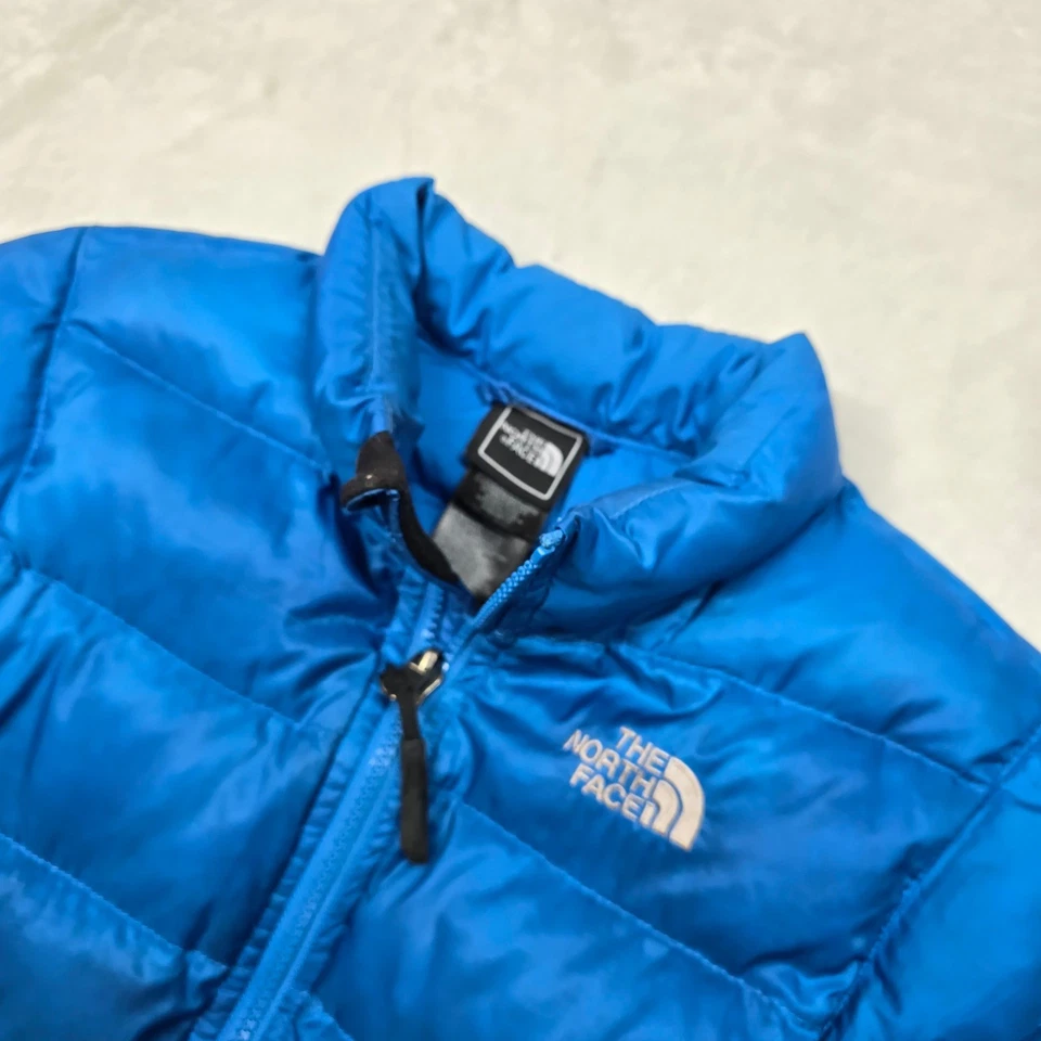 Chaqueta acolchada The North Face Down niños XS azul negro 550 relleno Foto 4 de 4