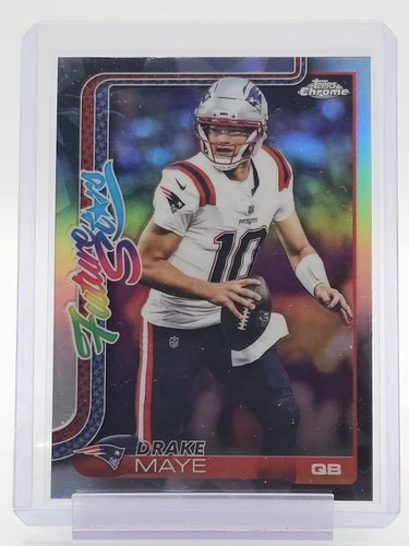 2025 Topps Chrome Drake Maye Refractor (RAW)