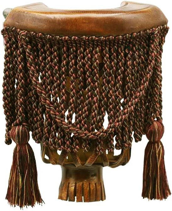 Champion Genuine Leather Pool Table Pockets – Honey Color with Fringe (Set of 6)