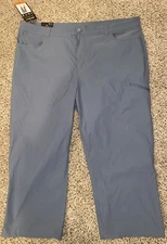 Eddie Bauer Women's Tech Capri Nylon Outdoors Pants 1669561 Gray Size 16 NWT