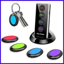 Key Finder,85dB Item Locator Tags with 131ft. Working Range,Wireless Key Tra...
