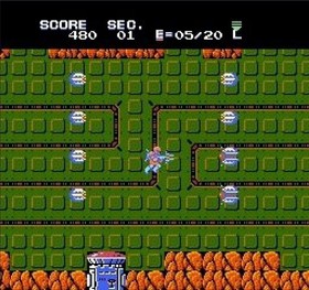 Capcom NES Nintendo Entertainment System Horizontal Shoot'em Up SECTION Z Pal-B