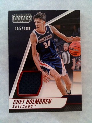 2022-23 Panini Chronicles Threads Draft Picks Chet Holmgren #TH-CHE Patch /199