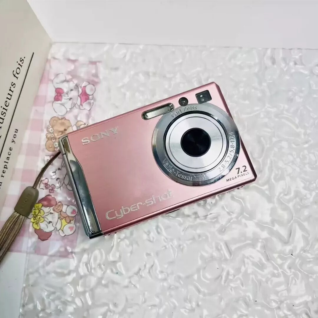 Pink Sony Cyber-shot DSC-W80 7.2MP CCD Vintage Digital Camera | eBay