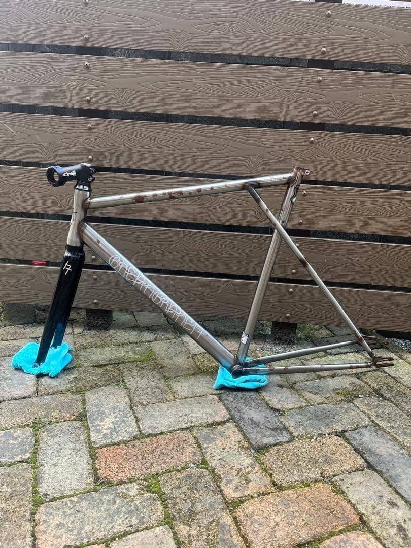 BB17 Transfer Freme Set Bike Frame Used Rust Dent Size L | eBay