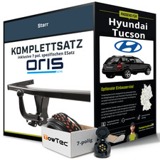 Anhängerkupplung ORIS starr für HYUNDAI Tucson +E-Satz Kit NEU