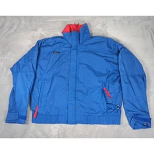 Columbia Jacket Men XL Blue Zip Waterproof Ski Snow 3in1 SHELL Insulated VTG 90s