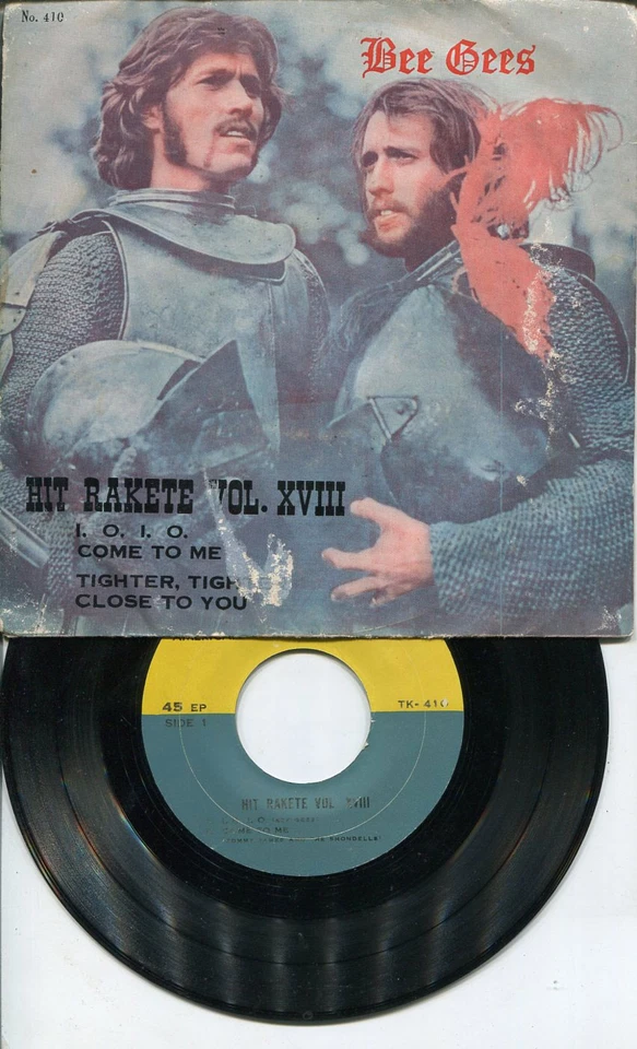 BEE GEES/ TOMMY JAMES AND THE SHONDELLS/ CARPENTERS THAI THAILAND EP 7" 45RPM - Image 2 of 3