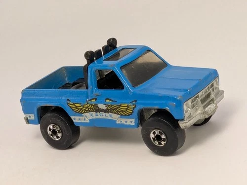 Vintage 1977 Hot Wheels Bywayman Blue Enamel BW Eagle Chevrolet Pickup Truck HK
