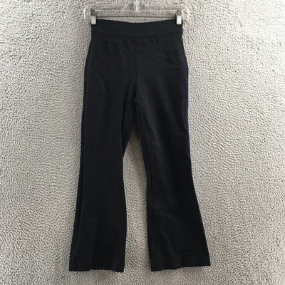 Spanx Pants Womens XS Solid Black Pull On Bootcut Stretchable Mid Rise Casual