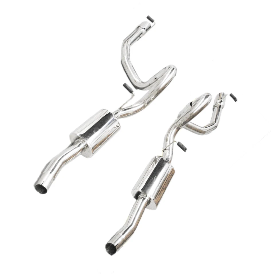 Para Ford Mustang GT 99-04 Cupé 2D4.6L V8 SOLO 4" Punta OD SS Doble Escape Catback Foto 3 de 4