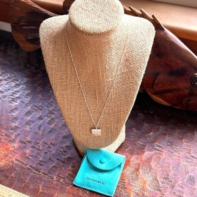 Tiffany & Co. Sterlingsilber Nike Damen Marathon I RUN TO BE Halskette 18''