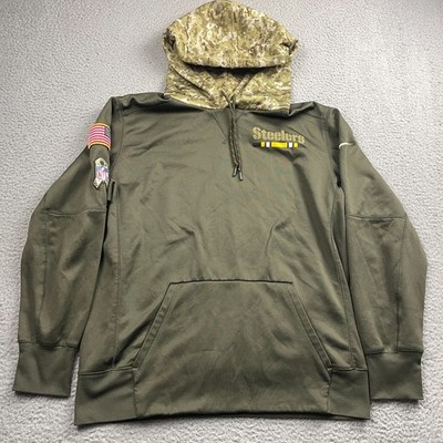 Nike Pittsburgh Steelers Salute to Service Hoodie Sweatshirt 2017