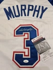 Dale Murphy Signed Atlanta White Baseball Throwback Jersey  Custom (JSA)