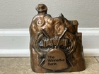 Vintage 1974 Banthrico Minute Man Bronze Metal Bank — photo 2
