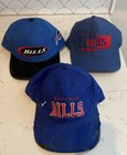Vintage Buffalo Bills Hats Lot Of 3  ***FLAWS***