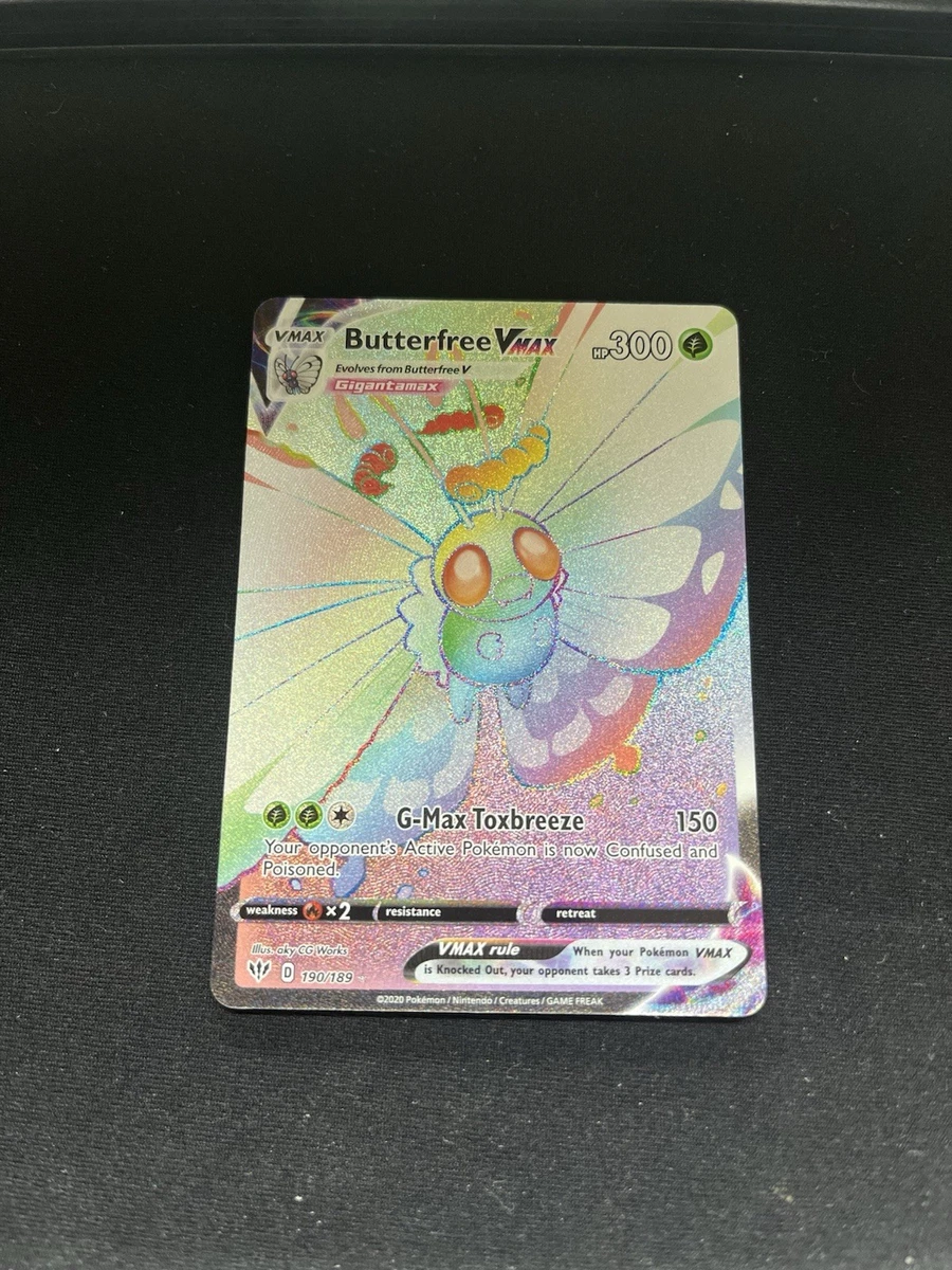 Butterfree VMAX 190/189 Swsh03: Darkness Ablaze for sale | eBay