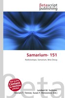 Lambert M. Surhone (U. A.) | Samarium- 151 | Taschenbuch | Englisch (2026)