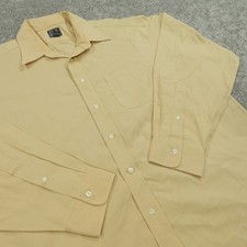 Jos A Bank Dress Shirt Mens 17 - 35 Regular Fit Button Up Travelers Collection