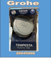 Grohe Tempesta 100 Shower Head 26045000 Chrome 4 Spray New Open Box Germany
