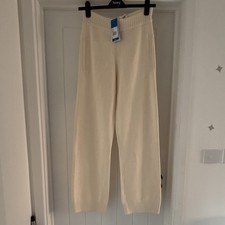 adidas Women s Ivory Knit Trousers Regular Size S MPN HB0444
