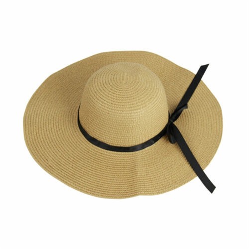 Floppy Beach Sun Brim Straw Hat Summer Big Wide Foldable Cap Women Gifts - Picture 4 of 20