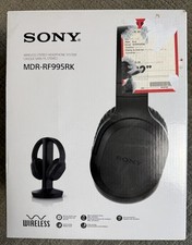Sony MDR-RF995RK Wireless Stereo Headphone System Head Phones Tested Open Box