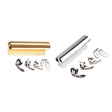 Hawaiian Lap Pedal Steel Guitar Slide Tone Bar Stick & Finger Pick 2 Color