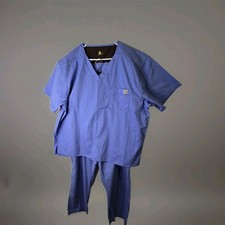 Carhartt Scrubs 2-piece set  C15108 rugged FLEX RIPSTOP CHEST POCKET mens XXL