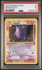 1999 POKEMON FOSSIL 1ST ED #5 GENGAR-HOLO PSA 5