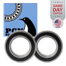 2 6008-2RS Premium Rubber Seal Ball Bearing C3 EMQ, 40x68x15, 6008 2RS 6008rs
