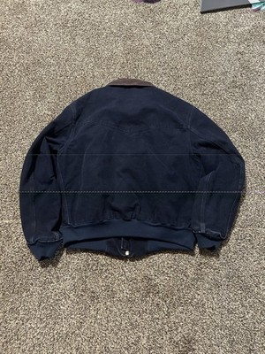 Vintage Men's Carhartt J14 MDT Santa Fe Jacket Size Large Blue