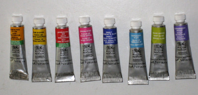 8 Lot Winsor & Newton Professional Artist Watercolor paint 5ml tubes ~ Free Ship