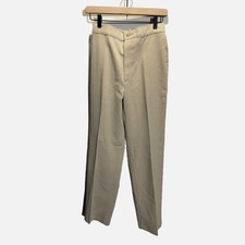 Vintage1960 Levis High Waisted Trousers Tan Beige Straight Leg Dress Pants 12