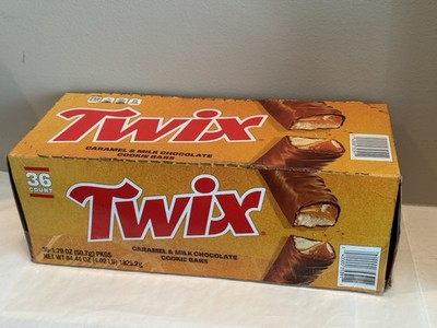 Twix Caramel Cookie Chocolate Candy Bars Bulk Pack 36 ct 2027 Best by Date