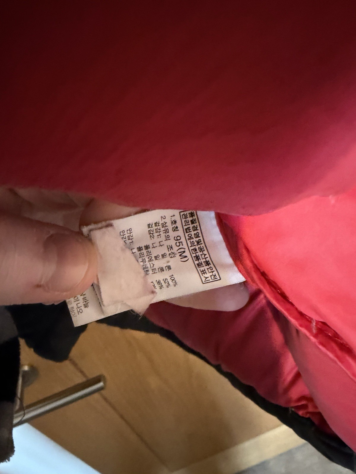 The North Face Summit Series Baltoro 800 Down Puffer Jacket Red Black Medium M image 7