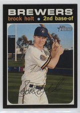 2020 Topps Heritage High Number Brock Holt #509 07o4
