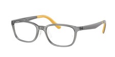 Ray-Ban RY1617D Rectangular Eyeglass Frames Transparent Grey Full Rim -kids