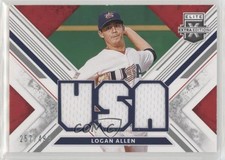 2019 Elite Extra Edition USA National Team Materials Black /499 Logan Allen 0q3
