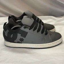 DC Court Graffik Men's Skate Shoes Skateboarding Sneakers Sz 12 Gray